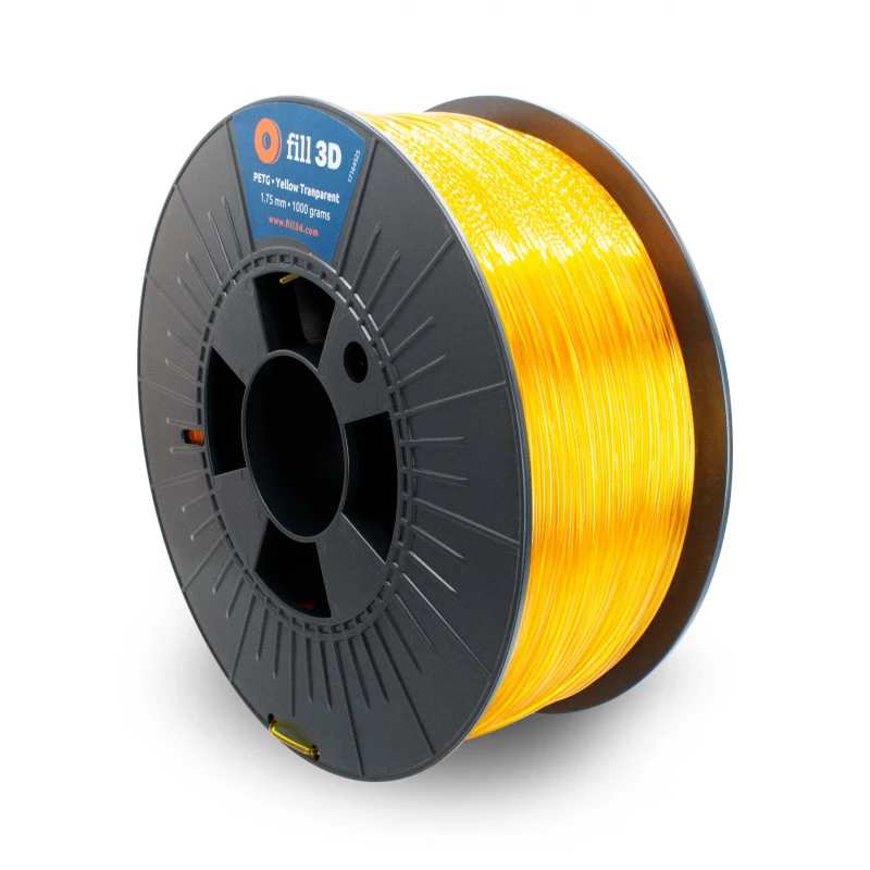 Fill 3D PETG Yellow Transparent 1 kg