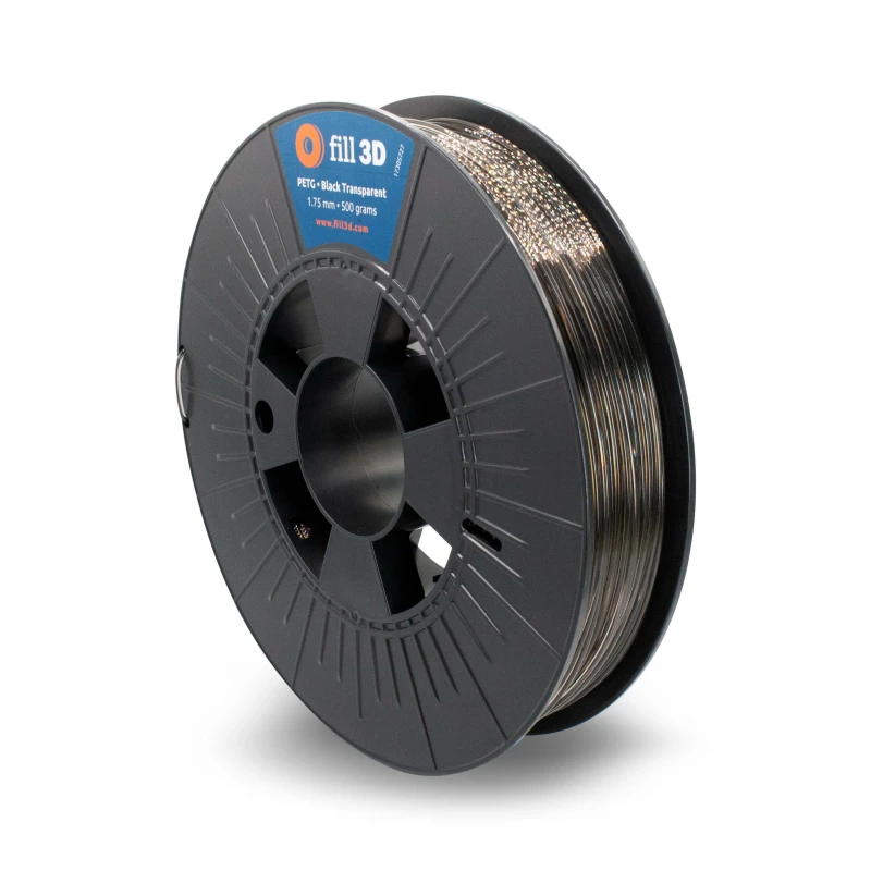 Fill 3D PETG Black Transparent 0,5 kg